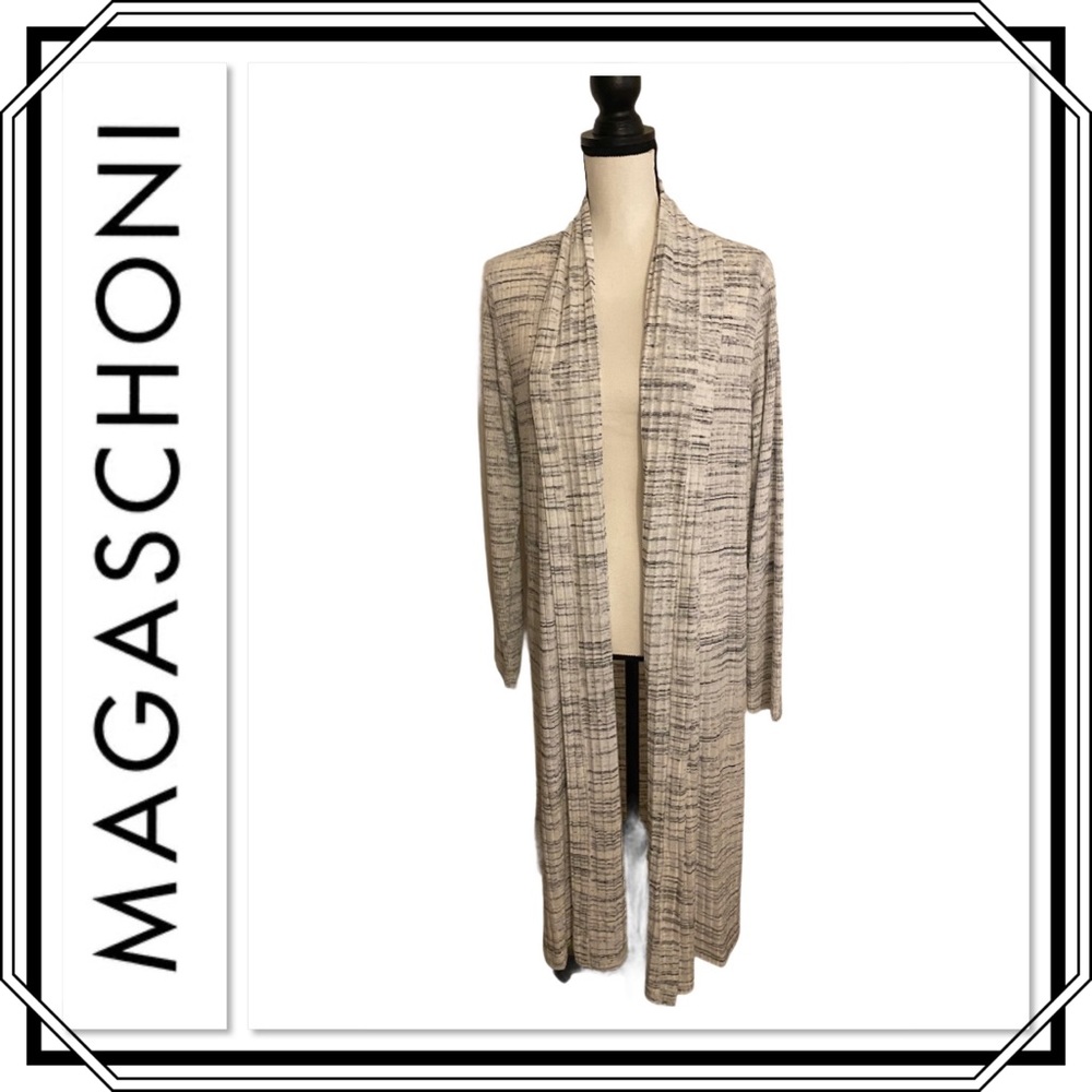 Magaschoni Women’s Open Front Cardigan Sweater